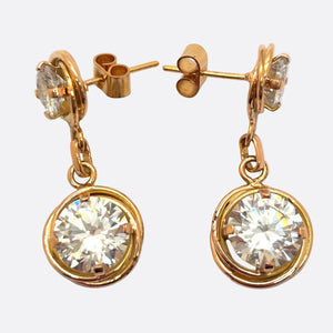 Boucles d'oreilles en Or jaune 18K - 10.73 Grs