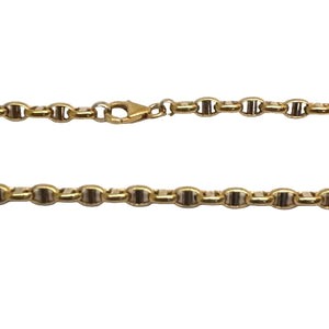 Collier Ras du Cou Marine en Or Jaune 18K - 11.72Grs