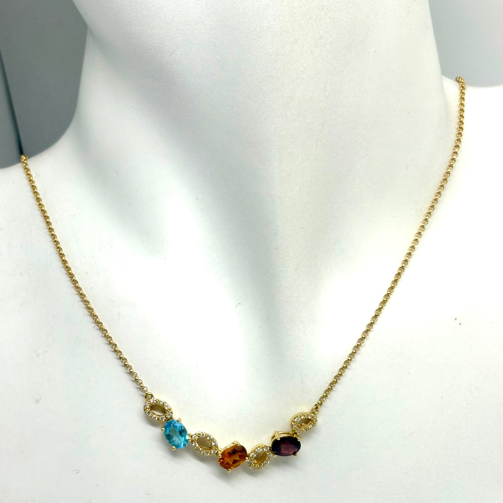 Collier Princesse en Or Jaune 18K - 6.59G