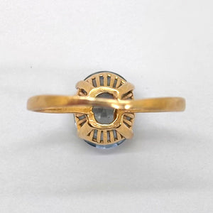 Bague en or jaune 18k - 2.01 G