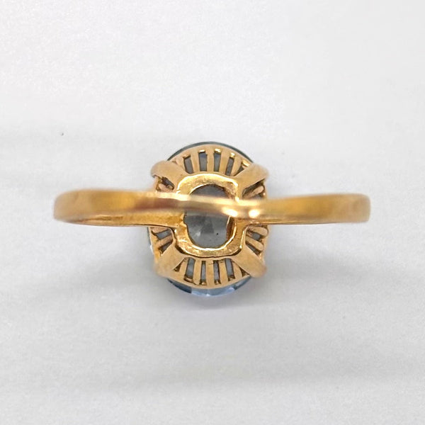 Bague en or jaune 18k - 2.01 G