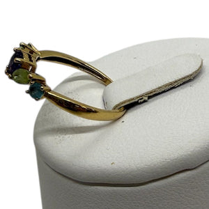 Bague Or Jaune Empierrée 18K 1.72 Grs - Taille 52