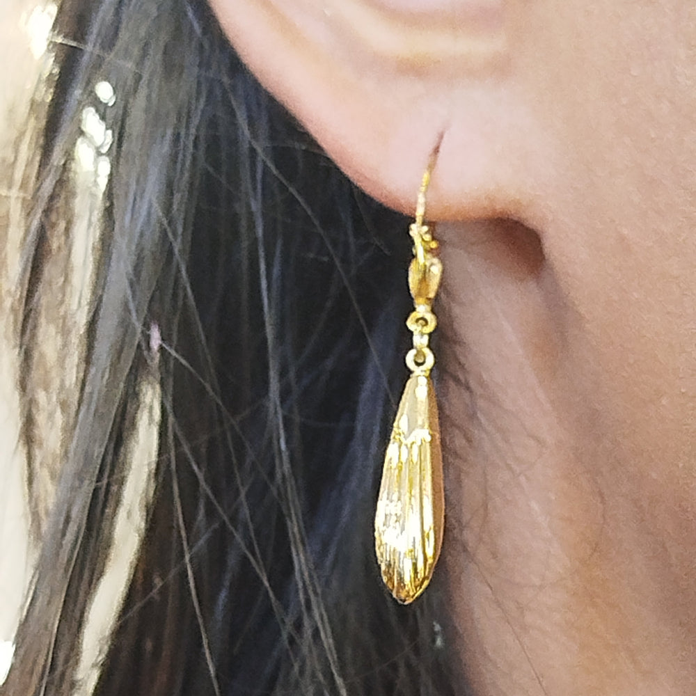 Boucles d'oreilles en or jaune 18K - 1.57 G