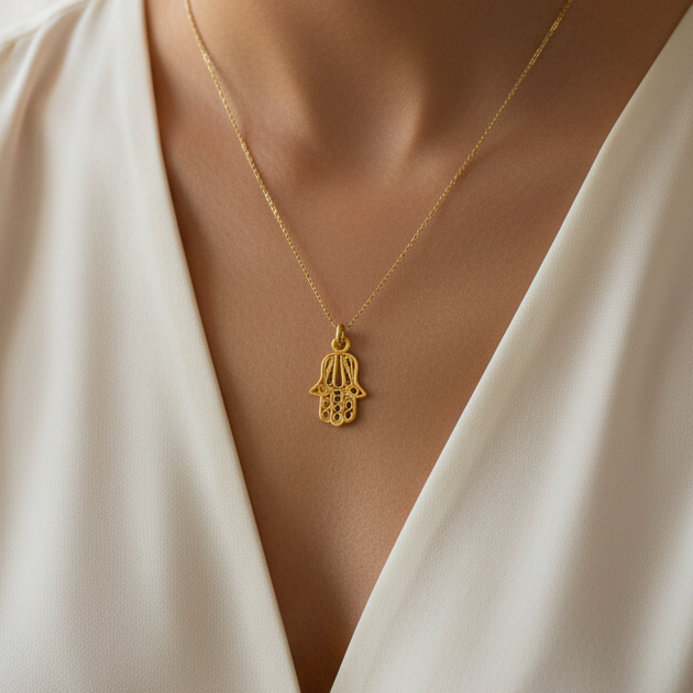 Pendentif Symbole en Or Jaune 18k