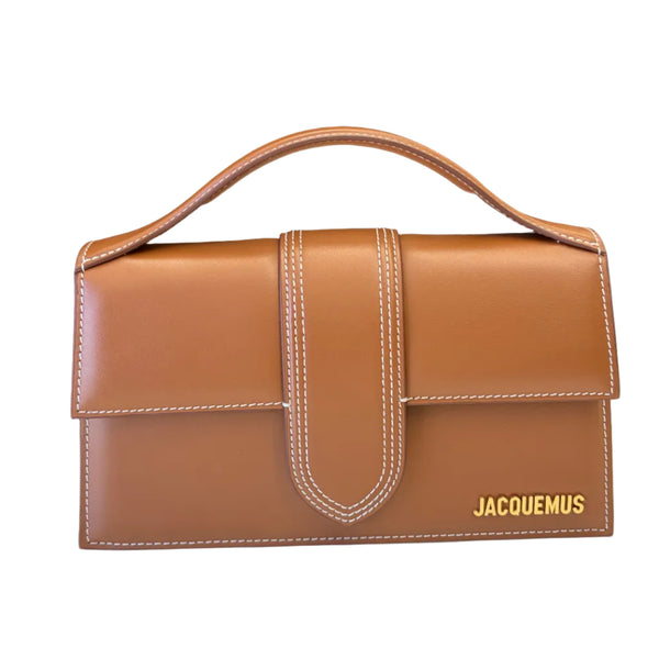 Sac à Main Jacquemus Le Bambino en Cuir Marron à Bandoulière
