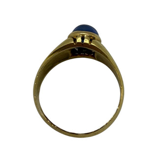Solitaire en Or Jaune 18K - 7.5 G - Taille 63