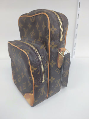 Sacoche Louis Vuitton Amazone marron en cuir