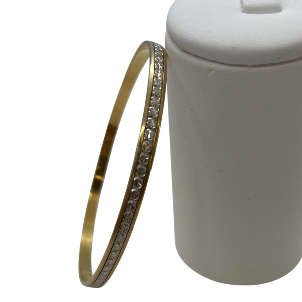 Bracelet semainier en or jaune et or Blanc 18K 11.67 Grs