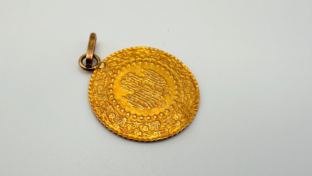 Pendentif Médaille en Or Jaune 18K 1.88 Grs