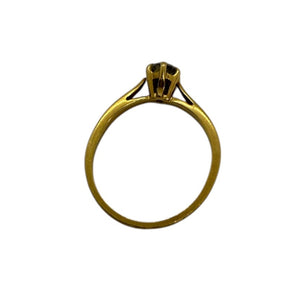 Solitaire diamant or jaune 18k - 2.33 G