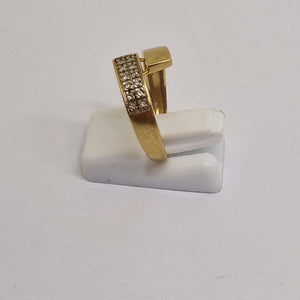 Bague en Or 18K avec Diamants 2.45 Grs - Taille 54