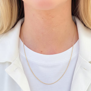 Collier Chaîne Torsadé Or Jaune 18k