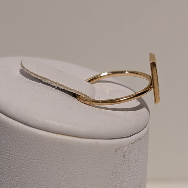 Bague Chevalière Or Jaune 750/1000