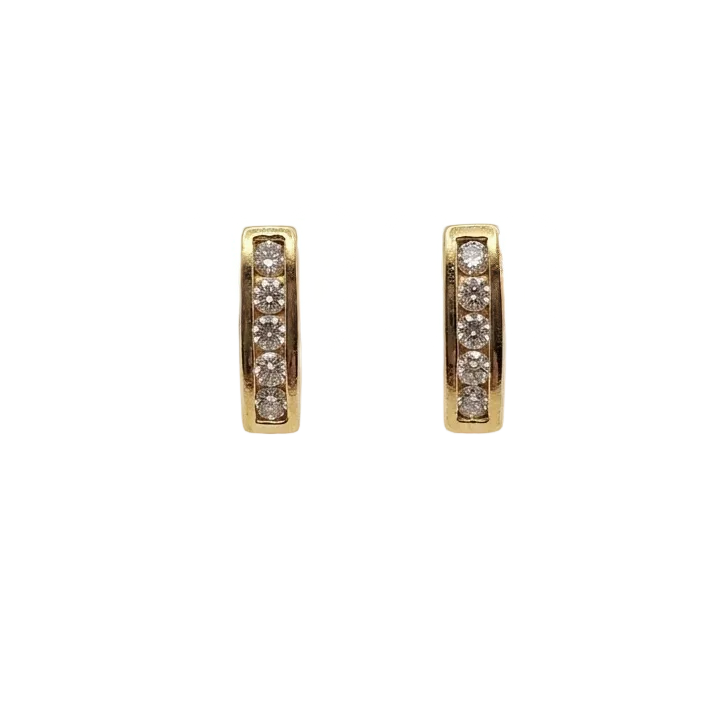 Boucles d'oreilles en Or Jaune 18 K - 1.06 G