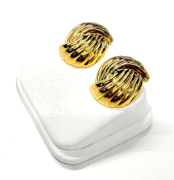 Boucles d'oreilles Or Jaune 18k - 3.42 Grs