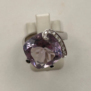 Bague en Or Blanc 18K - 8.90g