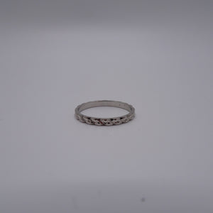 Bague en  Or Blanc 18 Carats Taille -54