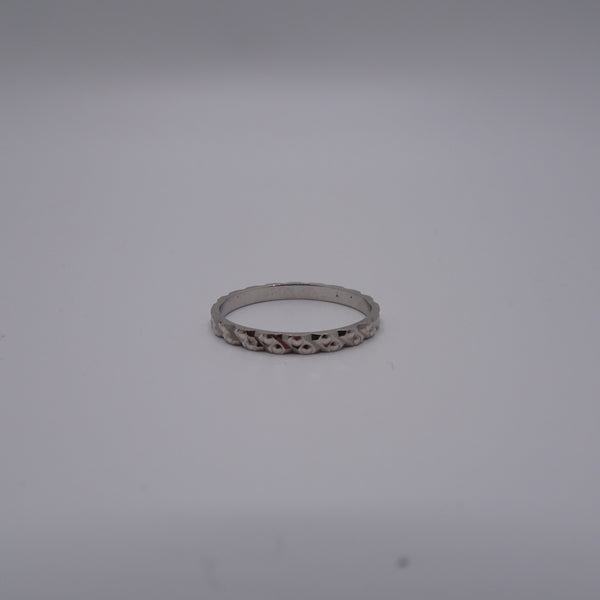 Bague en  Or Blanc 18 Carats Taille -54