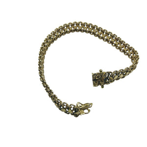 Bracelet Gourmette en Or Jaune 18K 12.49 Grs