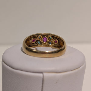 Bague en or jaune 18K - Taille 58 - 4.72 Grs