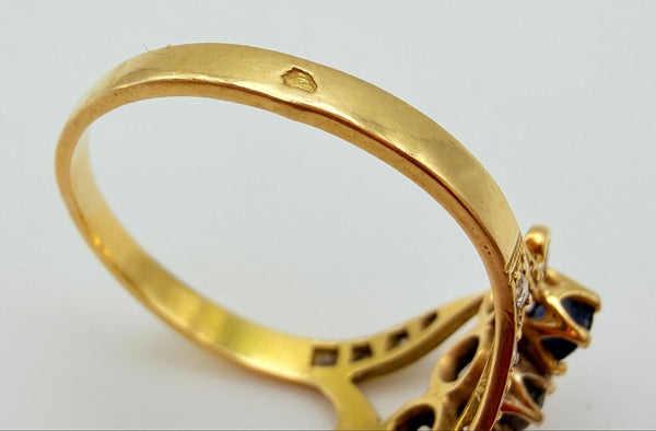 Bague en Or Jaune  18 K - 2.57 G