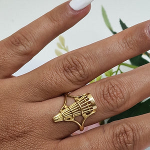 Bague en Or Jaune 18K Taille-55