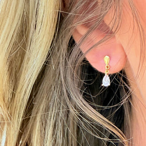 Boucles d'oreilles en or jaune 18k - 1.01 G