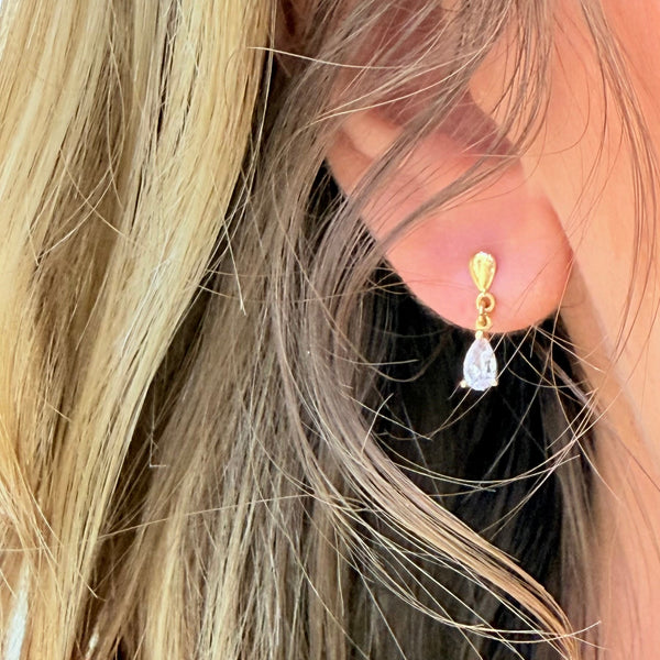 Boucles d'oreilles en or jaune 18k - 1.01 G