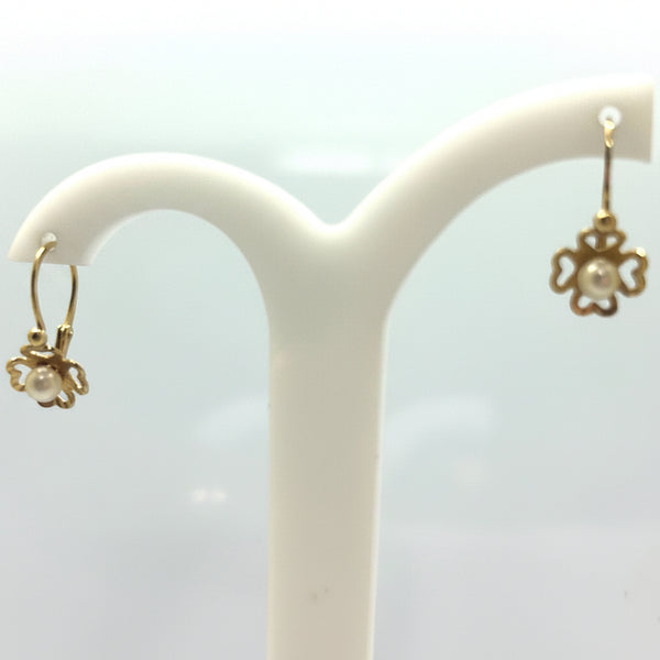 Boucles d'oreilles Dormeuses en Or Jaune 18K