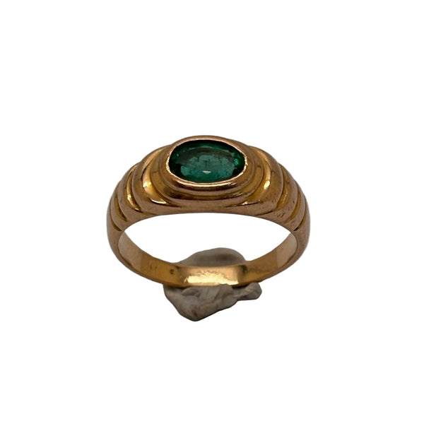 Chevalière en Or jaune 18K - 2.63g