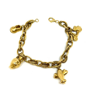 Bracelet Maillon Forçat en Or Jaune 18k