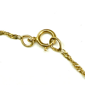 Bracelet Gourmette en Or Jaune 18K - 3.28g