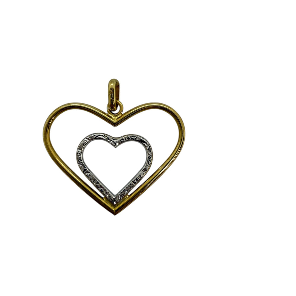 Pendentif Solitaire en Or 18K - 1.01 Grs
