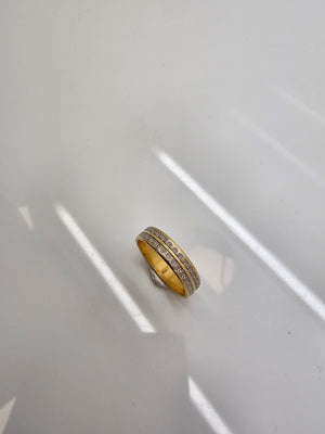 Bague en Or Jaune 18K - 4.69 Grs - Taille 57