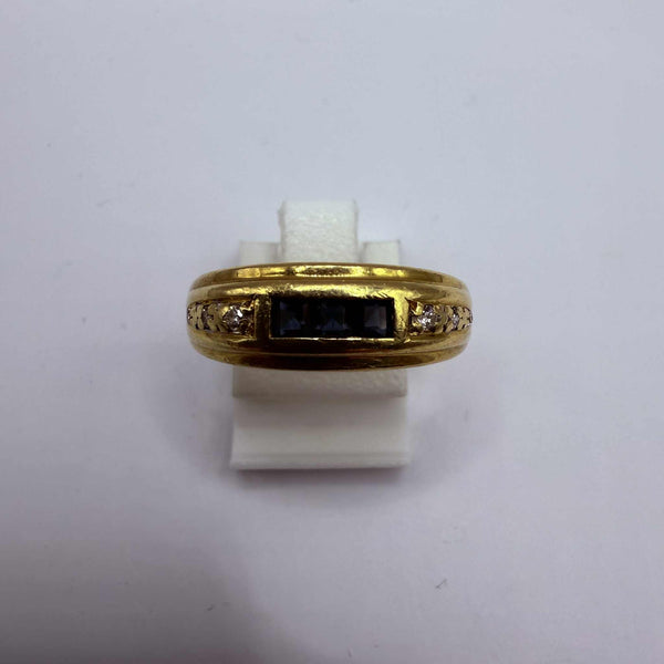 Bague en Or Jaune 18K Taille-57