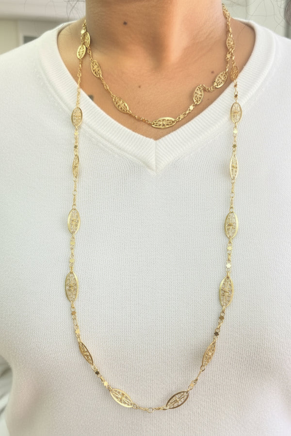 Collier Sautoir Or Jaune 18K - 33.25 G