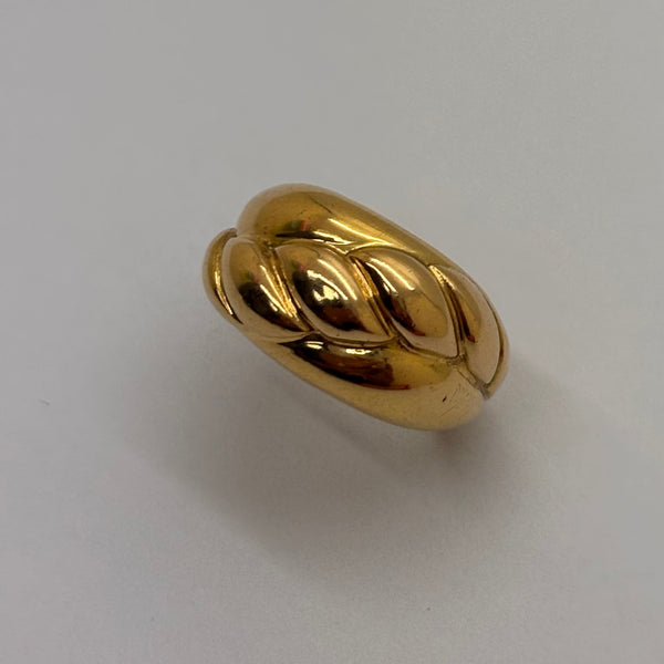 Chevalière en or jaune 18K Taille-49
