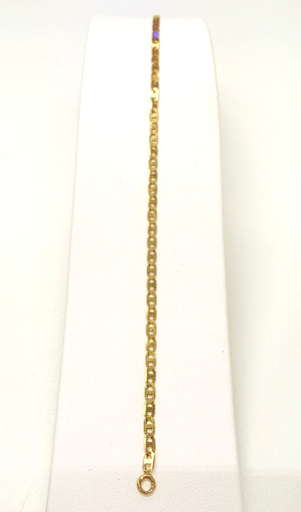 Bracelet Chaine de Cheville en Or Jaune 18K - 2.51g