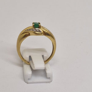 Bague en Or Jaune 18K Taille-57
