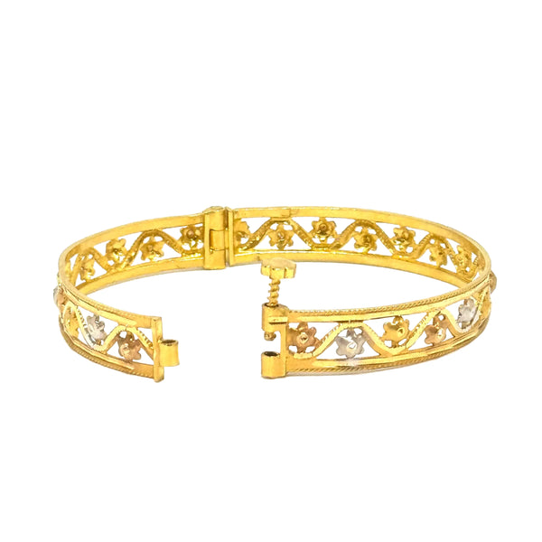 Bracelet Jonc en Or Jaune 21K