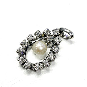 Pendentif Perle et Or Blanc 18K - 2.19G