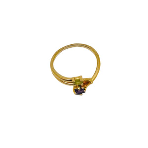 Bague en Or jaune 18K - 3.05 Grs - Taille 57