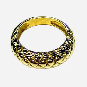 Bague tressée en or jaune 18k - 7.47 G