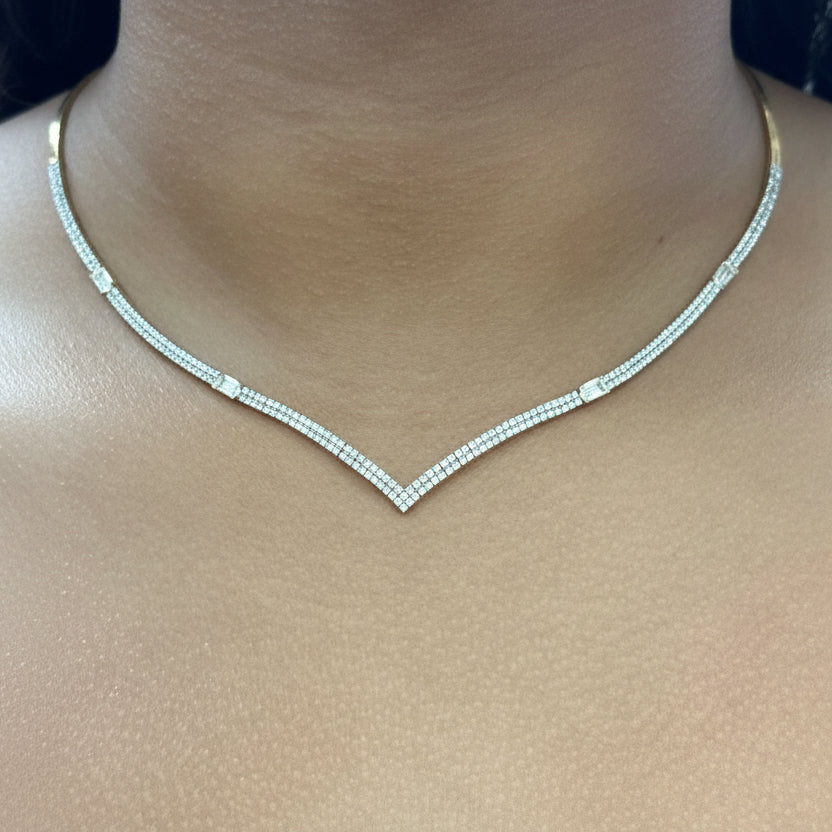Collier Ras du Cou Or Jaune 18 K - 13.44 G