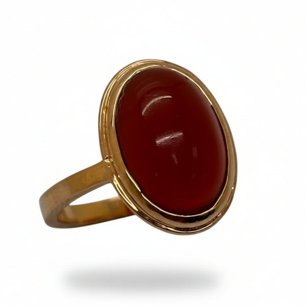 Bague en Or Jaune 18K - Taille 52