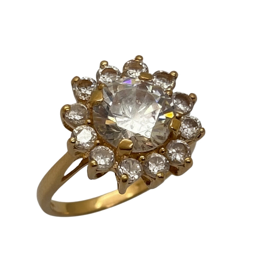 Bague Or jaune 18k - Taille 53