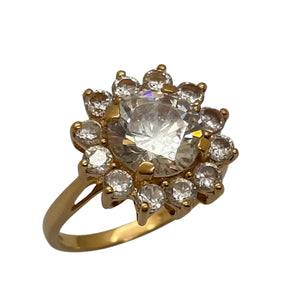 Bague Or jaune 18k - Taille 53