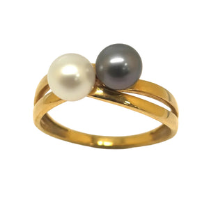Bagues en Perles d'Or Jaune 18K