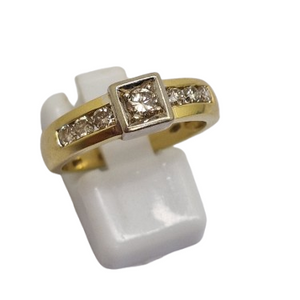 Bague en or Jaune 18K Taille-56