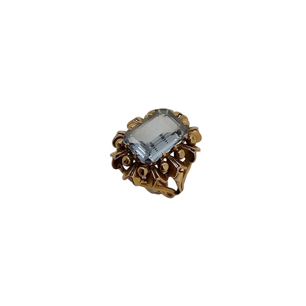 Bague Cocktail Or Jaune 18K - 6.07 G